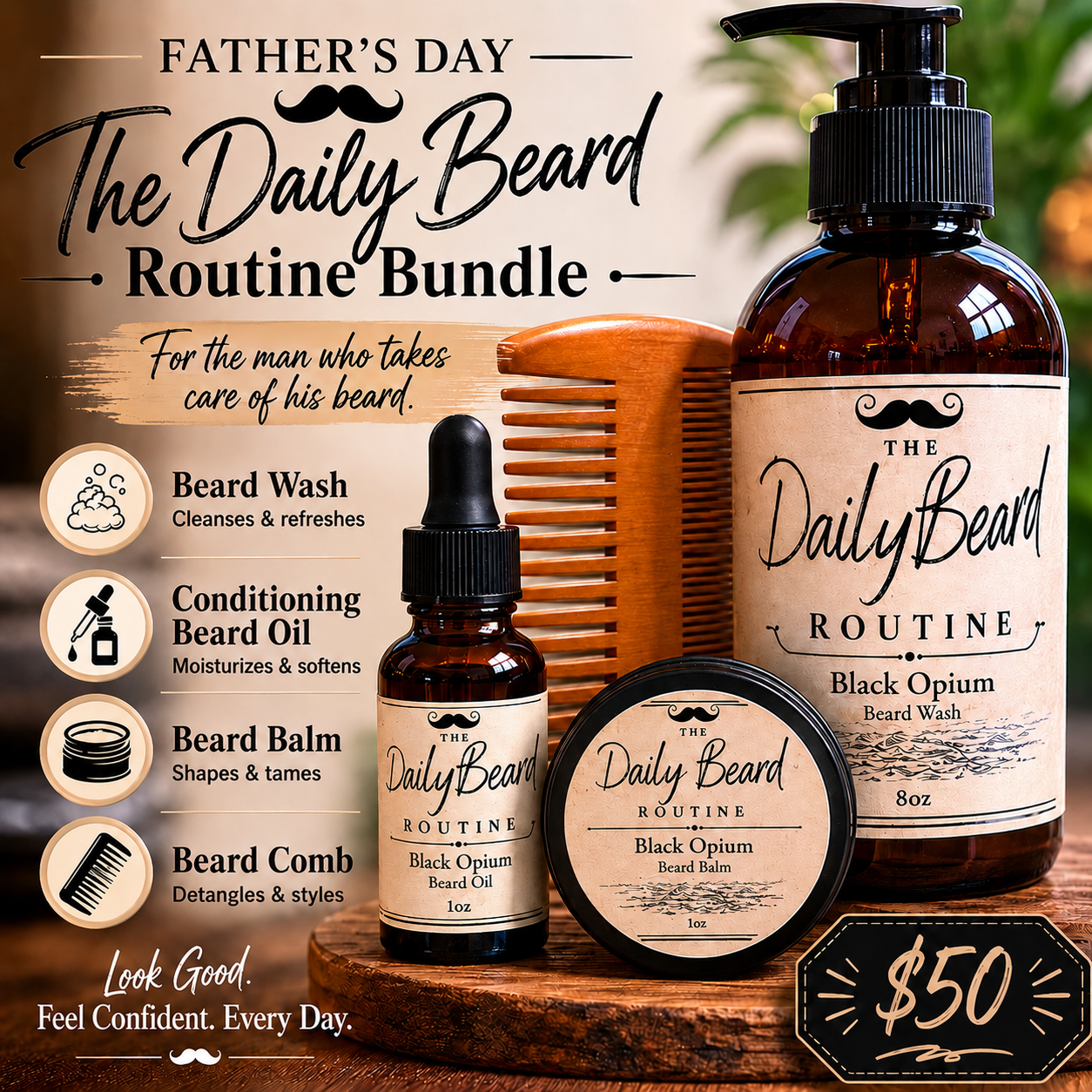 Daily Beard Routine Bundle