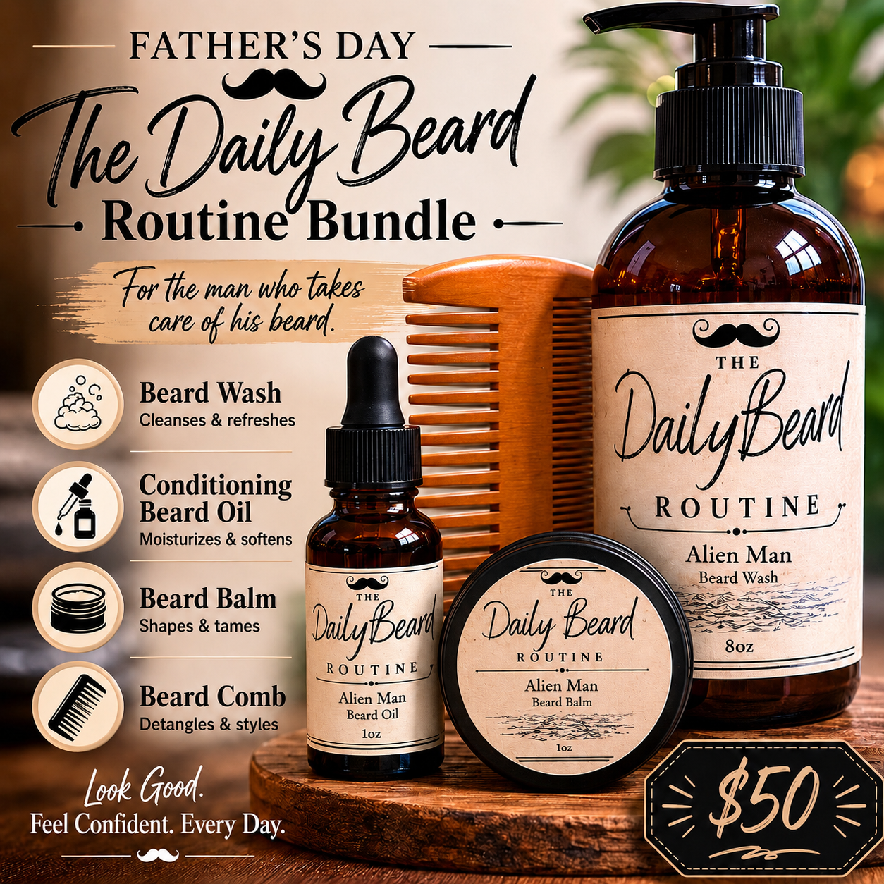 Daily Beard Routine Bundle