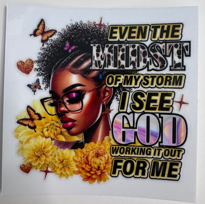 Black Girl Decal #1