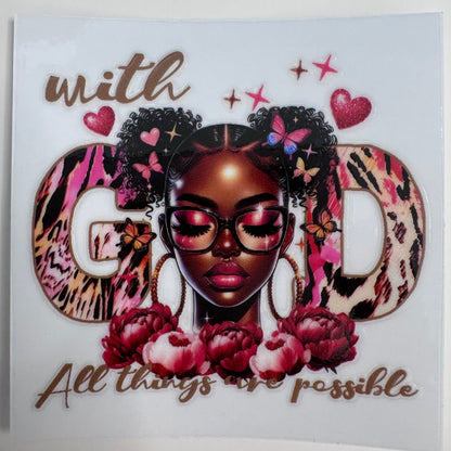Black Girl Decal #1
