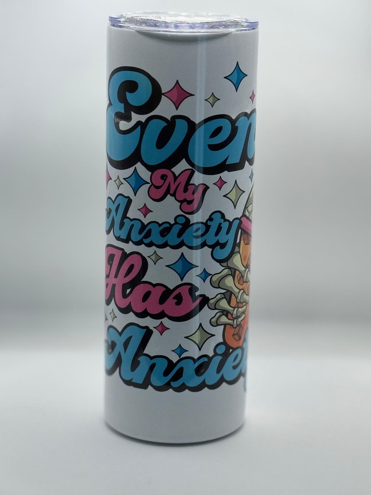 20oz Stainless Steel  Tumblr w/ metal straw
